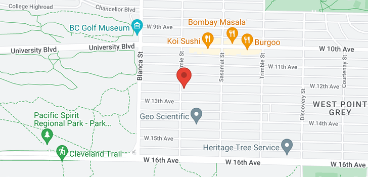 map of 4596 W 12TH AVENUE